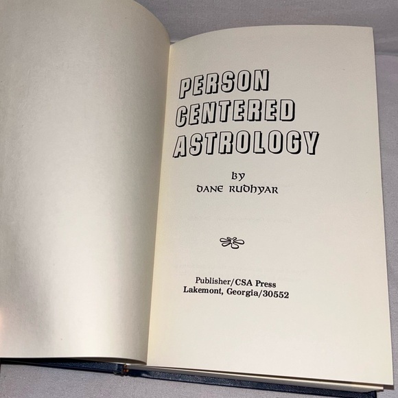 Person- Centered Astrology for new minds by: Dane Rudhyar Hard Cover - Picture 4 of 6